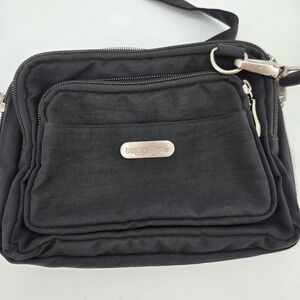 Baggallini Black Crossbody Bag Travel Purse Lightweight Everyday Carry